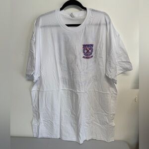 Dixxon Men’s White Tee Sturgeon USA Sketchy Crest Shirt Size 3XL